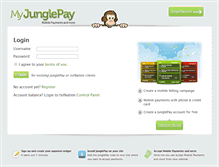 Tablet Screenshot of my.junglepay.com