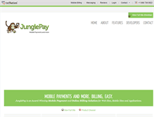 Tablet Screenshot of junglepay.com